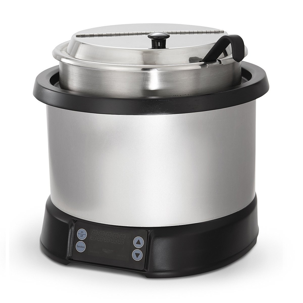 Vollrath 7470110 Mirage 7-Quart Induction Soup Warmer & Reheater - Silver, 120V, NSF Certified for Commercial Kitchens, Restaurants & Catering Services