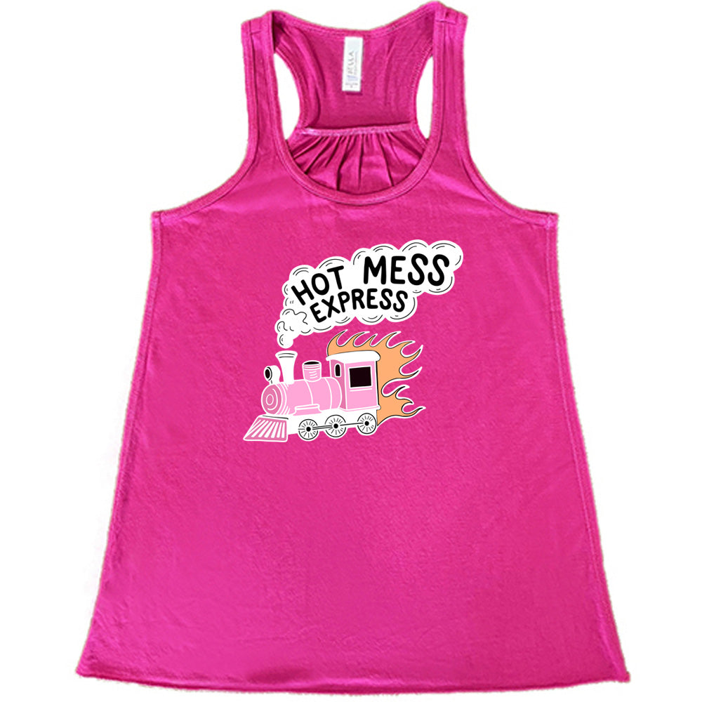 Funny Hot Mess Express T-Shirt - Trendy Sarcastic Humor Tee for Women & Men - Perfect for Casual Wear, Parties, and Gifts