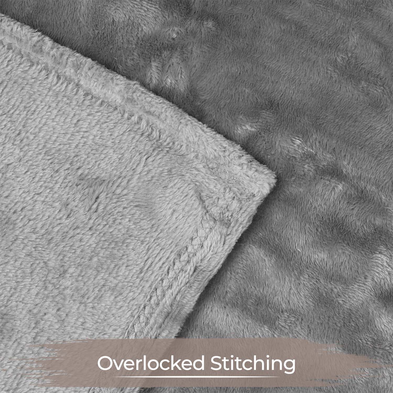Soft Fleece Plush Blanket - Medium Weight Fluffy Cozy Throw for Couch, Bed & Home Decor - Perfect for Winter, Gifts & Relaxation