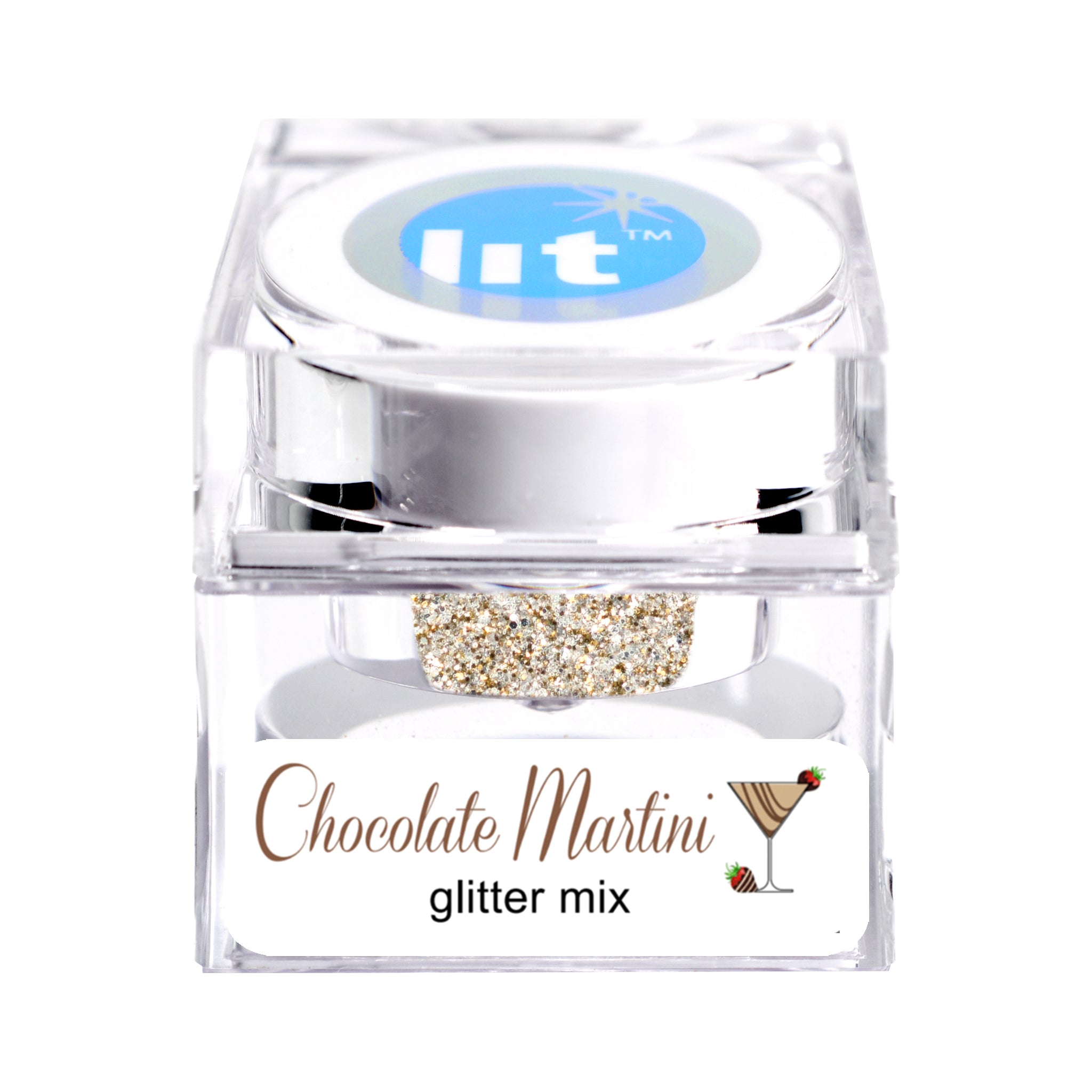 Sparkling Chocolate Martini Mix with Edible Glitter - Premium Cocktail Mix for Parties, Celebrations & Romantic Nights