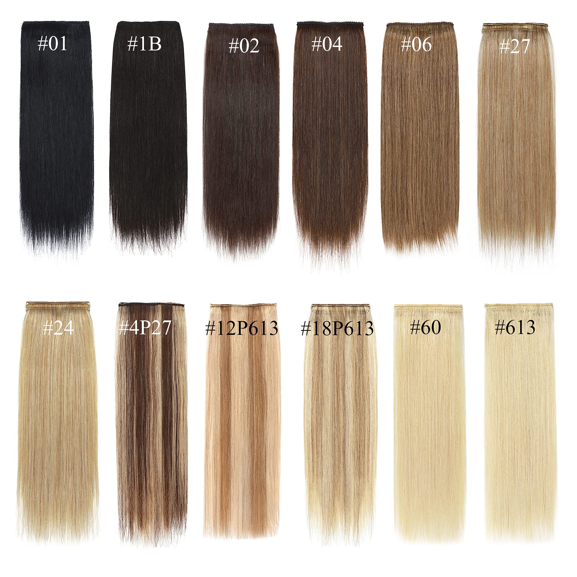SEGO 2 Pcs Clip-in Human Hair Extensions 10 Inch Short Real Human Hair Toppers for Women with Thinning Hair - Adds Volume & Natural Look (#12P613 Golden Brown & Bleach Blonde) | Perfect for Daily Wear, Parties & Special Occasions