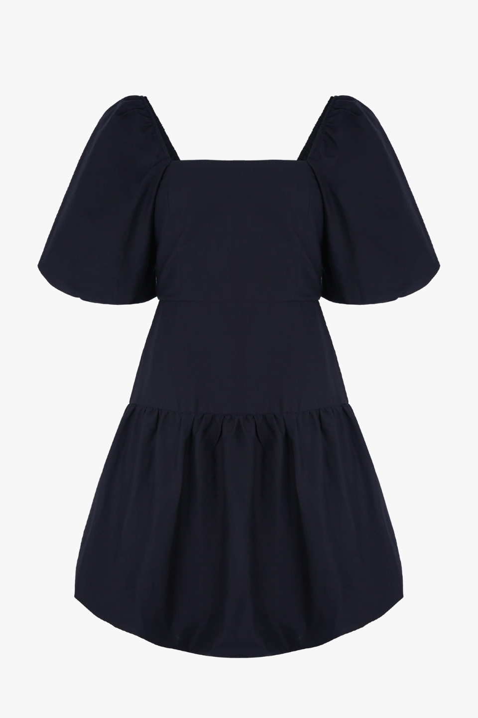 Composure Black Puff Short Sleeve Bubble Mini Dress - Women's Fashion Summer Party Cocktail Dress for Night Out & Date Night