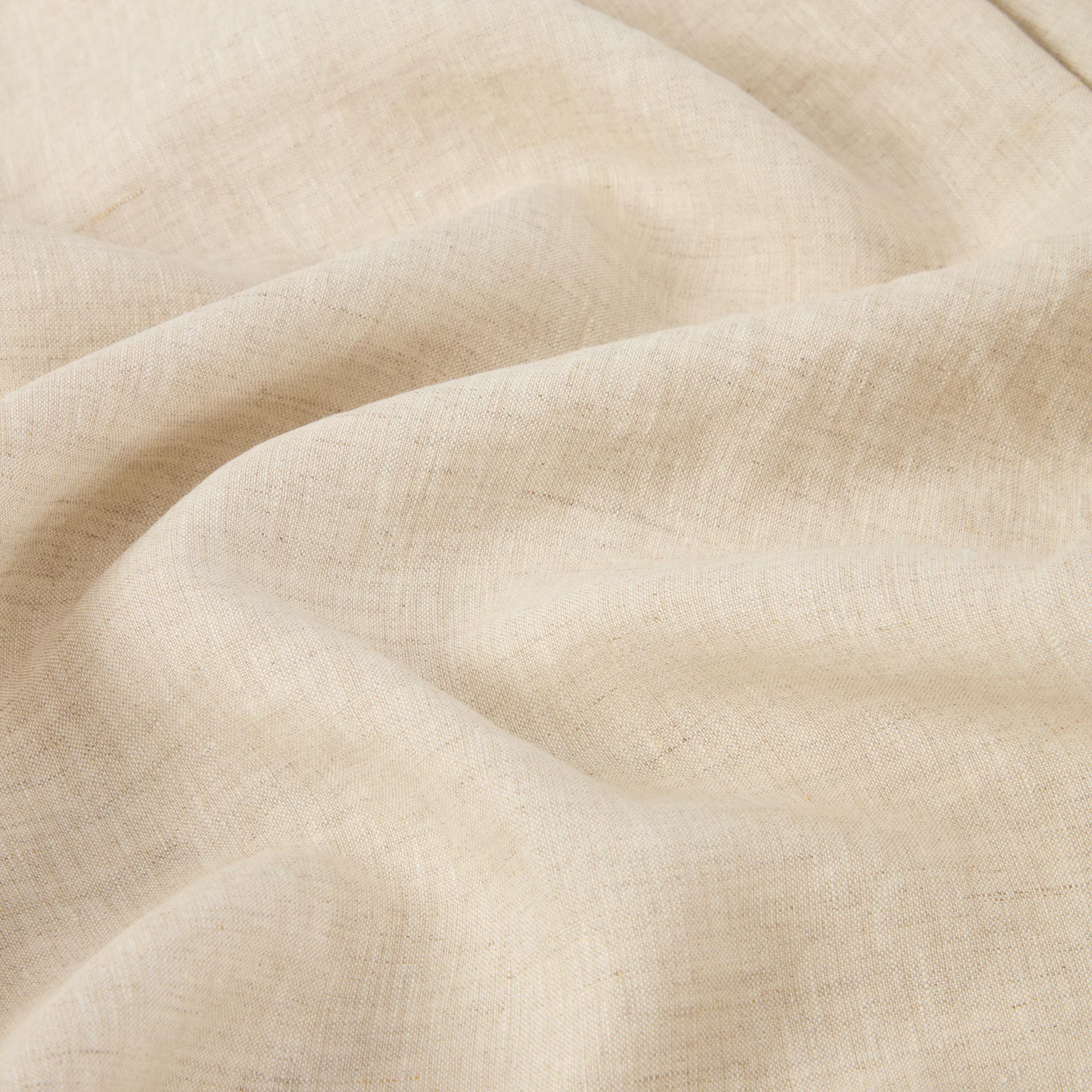 Premium Oatmeal Linen Blend Fitted Sheet - Soft, Breathable & Wrinkle-Resistant Queen Size Bed Sheet for Comfortable Sleep - Perfect for Master Bedroom, Guest Room & Vacation Homes