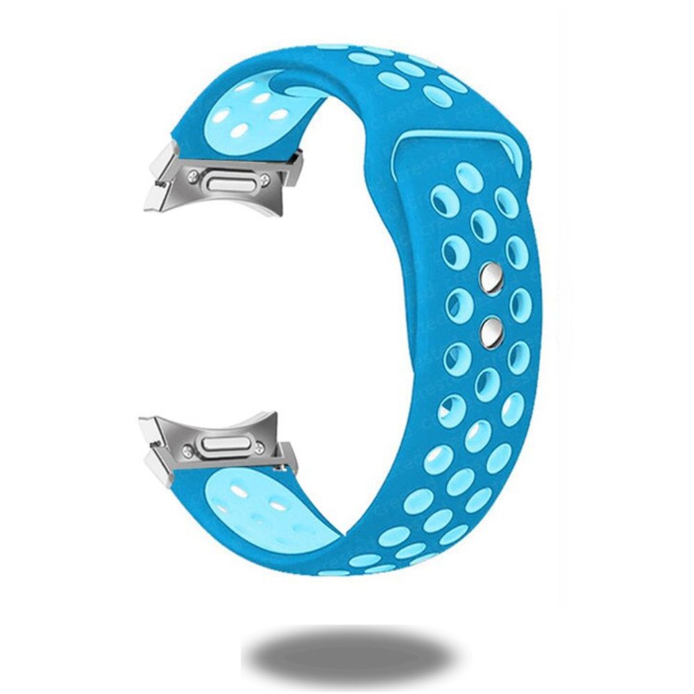 Premium No-Gap Silicone Sports Bands for Samsung Galaxy Watch 4/5/6 - Sweatproof & Comfortable Fitness Tracker Straps for Running, Gym & Outdoor Activities