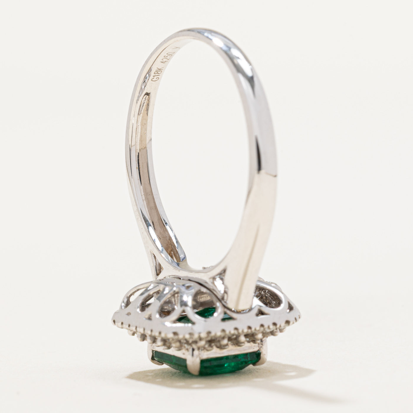 1.52ct Emerald & Diamond Convertible Pendant & Ring Set - 0.419ctw, Size 7 - Elegant Jewelry for Women, Perfect for Weddings, Anniversaries & Special Occasions