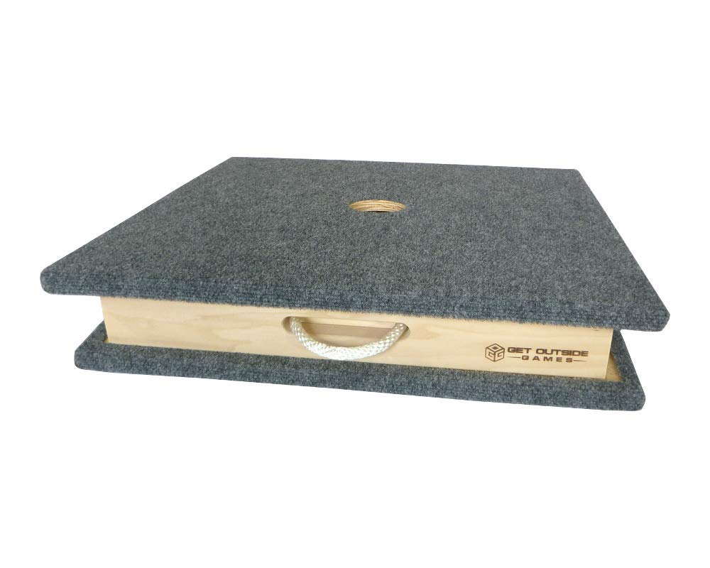 Premium 1 Hole Washer Toss Game Set - Outdoor Washers Tossing Boards for Backyard, Camping & Tailgating Parties - Durable Washer Game for Adults & Family Fun