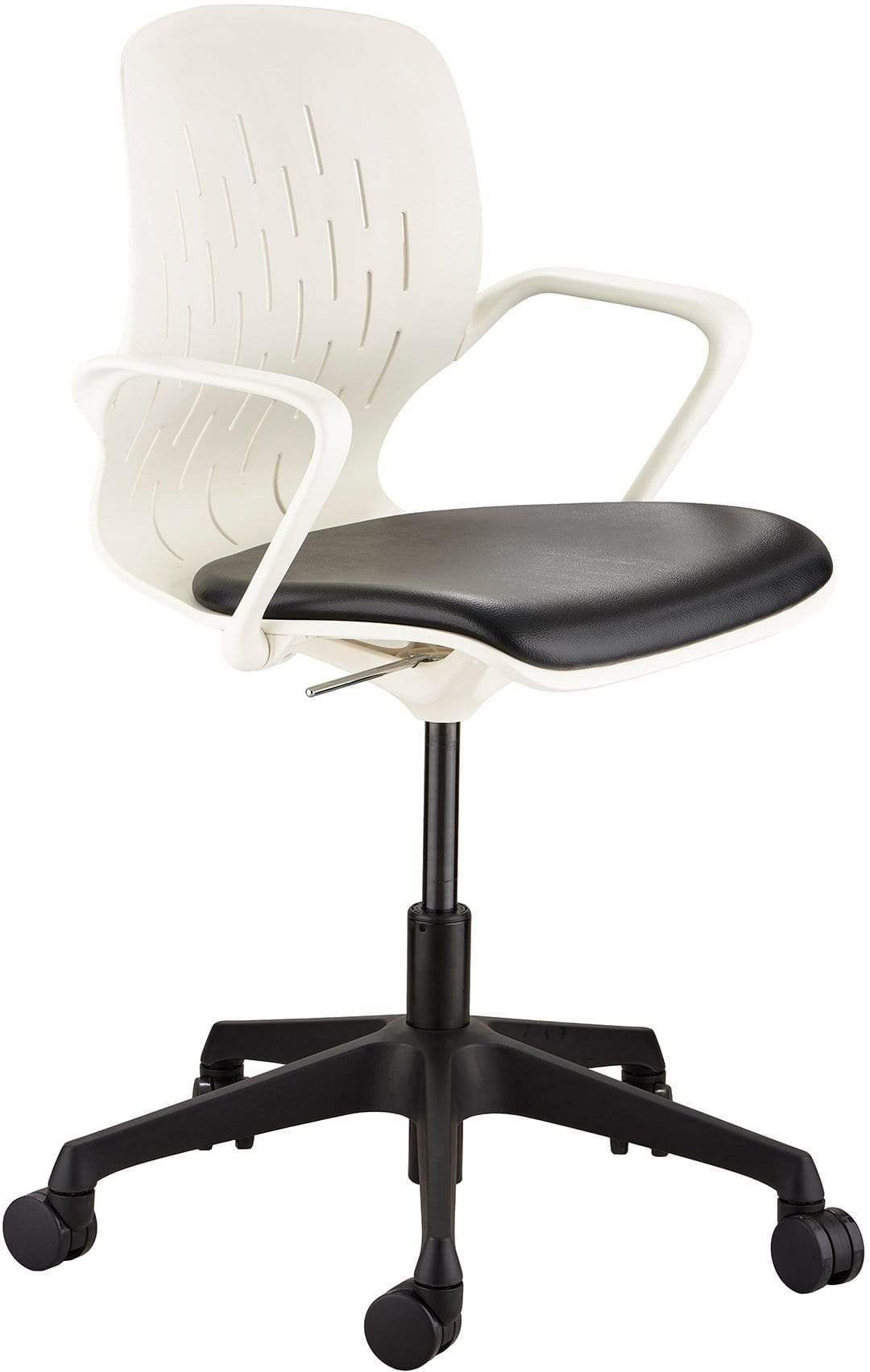 Safco 7013 Shell Desk Chair - Ergonomic Office Chair for Home & Work - Comfortable Modern Design for Long Hours Sitting, Perfect for Home Office, Study, and Workspace