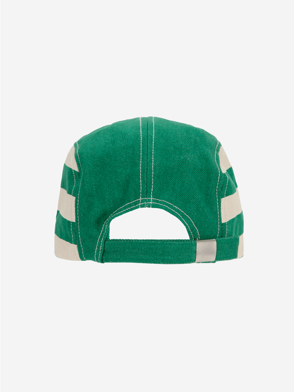 Bobo Choses Green Striped Cap for Kids - Stylish & Comfortable Cotton Hat for Outdoor Play, School, and Everyday Wear
