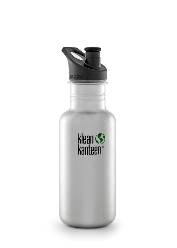 Klean Kanteen Classic 18oz (532mL) Stainless Steel Water Bottle - Eco-Friendly, BPA-Free, Leak-Proof for Hiking, Gym & Everyday Use