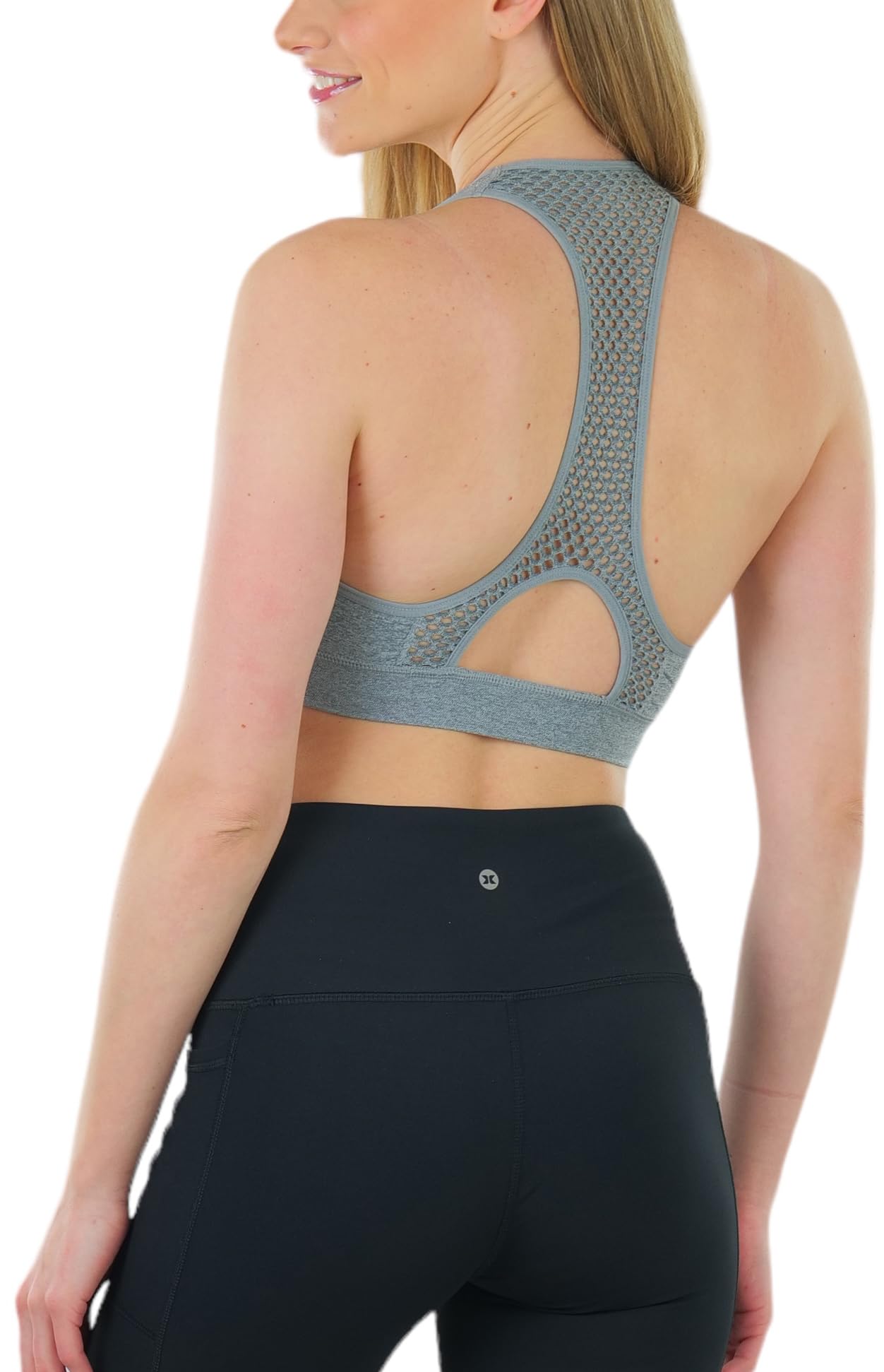 ToBeInStyle Women's Seamless Wire-Free Sports Bras & Bralettes - Supportive, Comfortable & Breathable for Yoga, Running, Gym Workouts & Everyday Wear