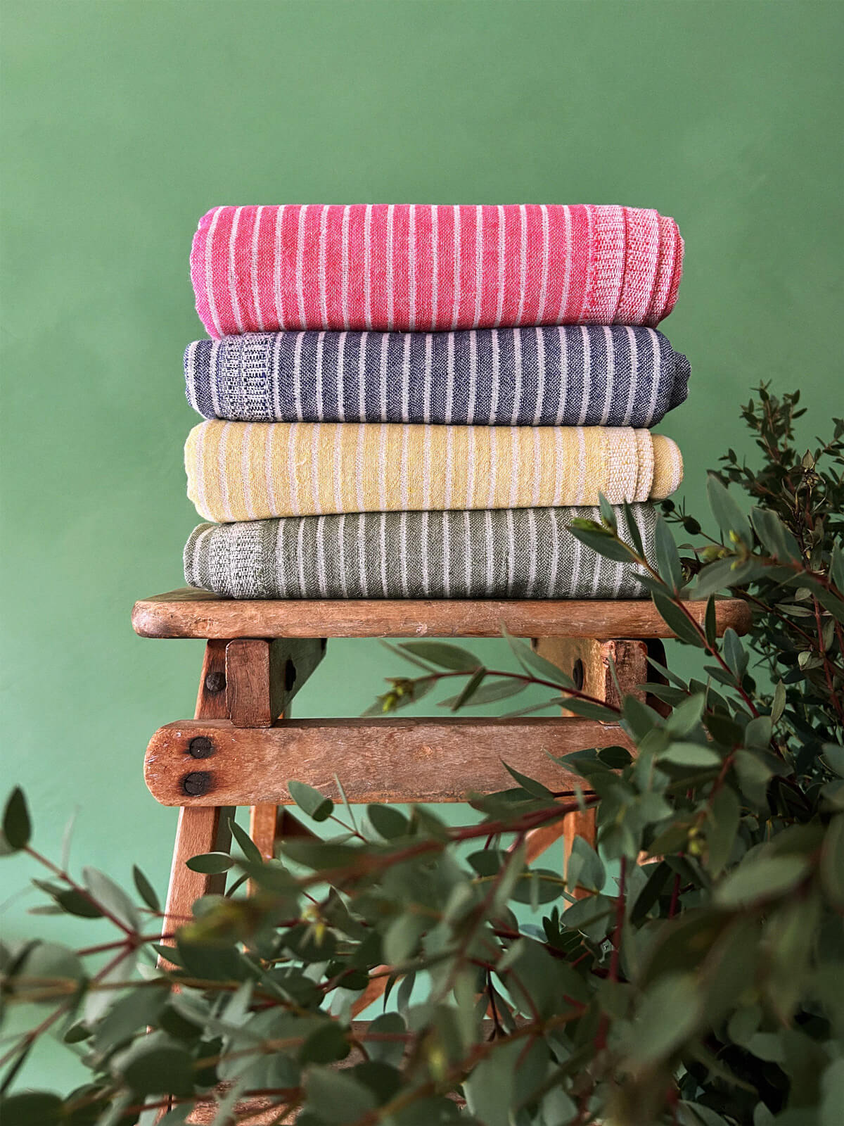 Organic Portobello Hammam Towel - Soft & Absorbent Mustard Turkish Bath Towel for Spa, Beach & Yoga - Lightweight & Quick-Drying