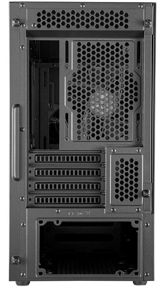 Cooler Master MasterBox NR400 Micro-ATX PC Case - Mesh Front Panel for Optimal Airflow, Minimalist Design, Tempered Glass Side Panel, Single Headset Jack - Perfect for Gaming Rigs & Compact Workstations