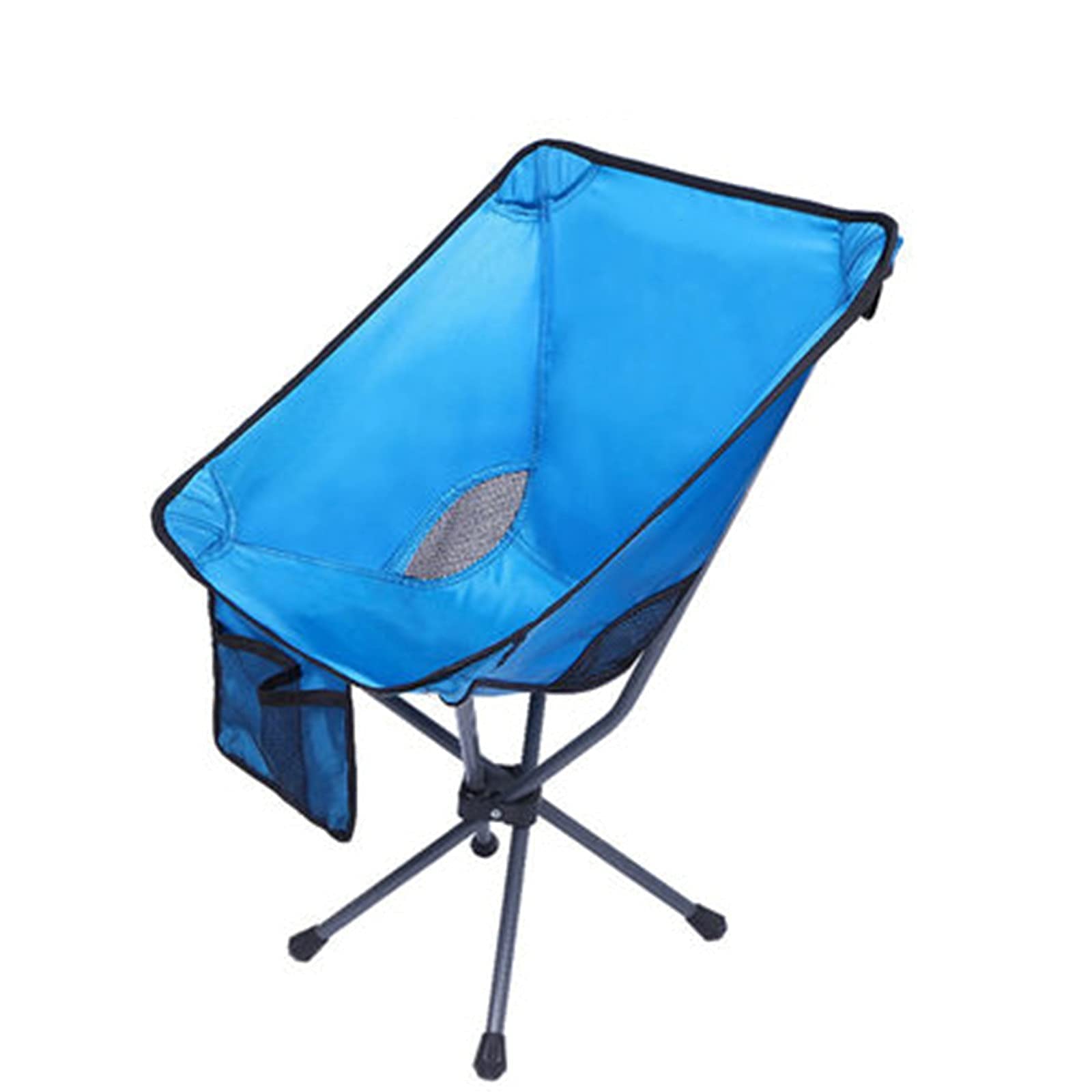 Portable Folding Camping Chair - Lightweight Outdoor BBQ Fishing Travel Chair with Backrest & Storage Bag - Perfect for Picnics, Beach, Hiking & Backpacking