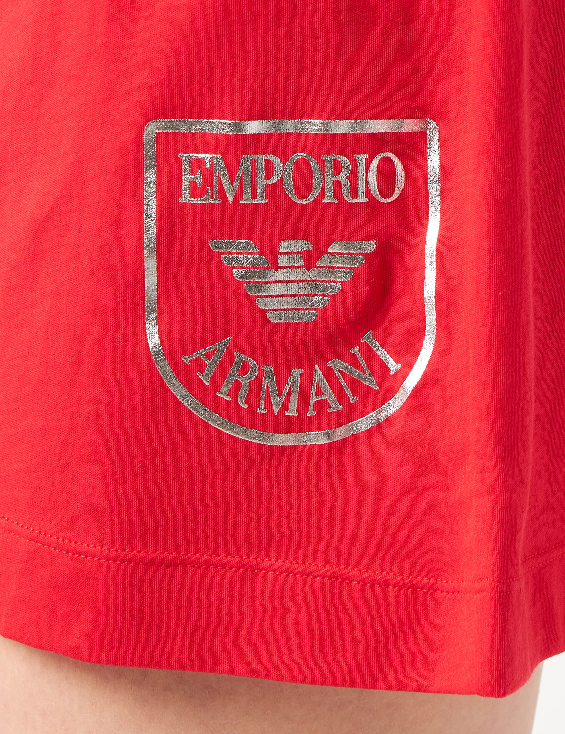 Emporio Armani Women's Logo Mania Pajama Set - Soft Cotton Sleepwear for Women - Lounge & Sleep Comfort - Perfect for Home Relaxation & Gift Giving
