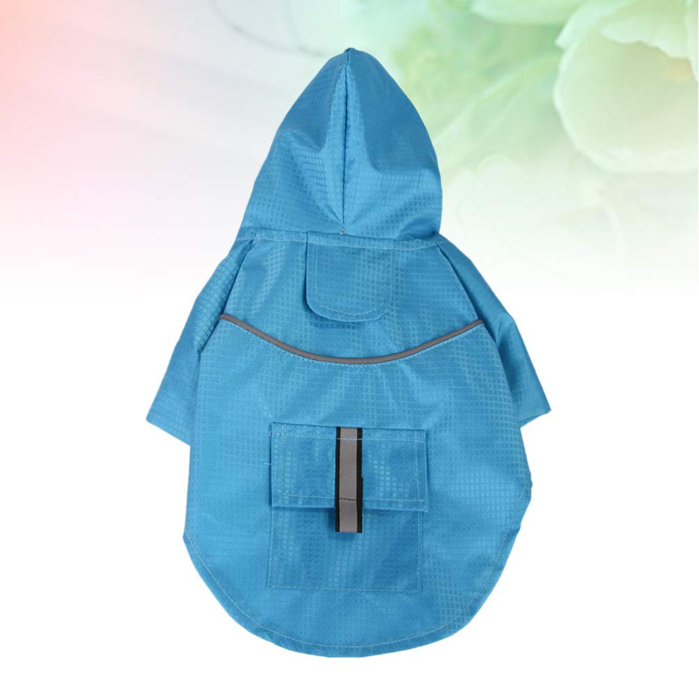 Waterproof Dog Raincoat with Hood & Leg Openings - Labrador, Dachshund & Cat Rain Poncho for Small to Large Pets - Perfect for Walking, Hiking & Outdoor Adventures in Wet Weather