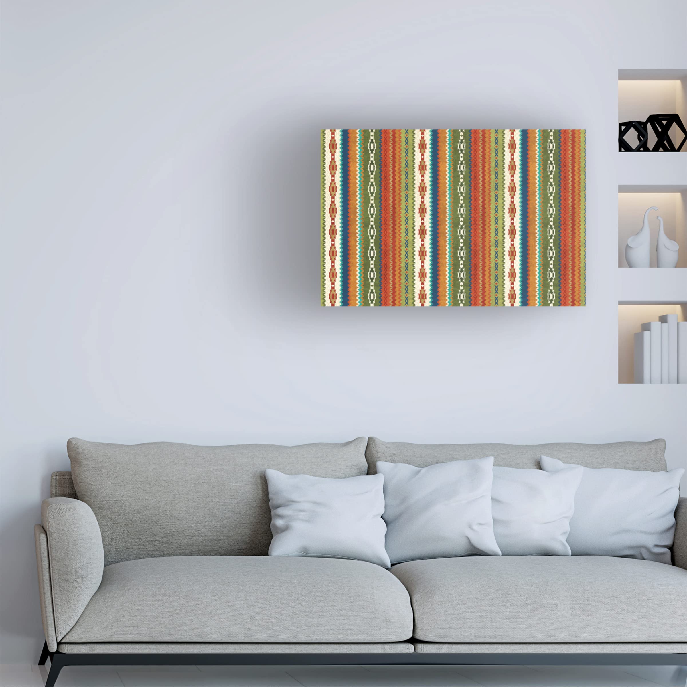 Trademark Fine Art 'Catching Up IV' Canvas Wall Art by Courtney Prahl - Perfect for Living Room, Bedroom & Office Decor