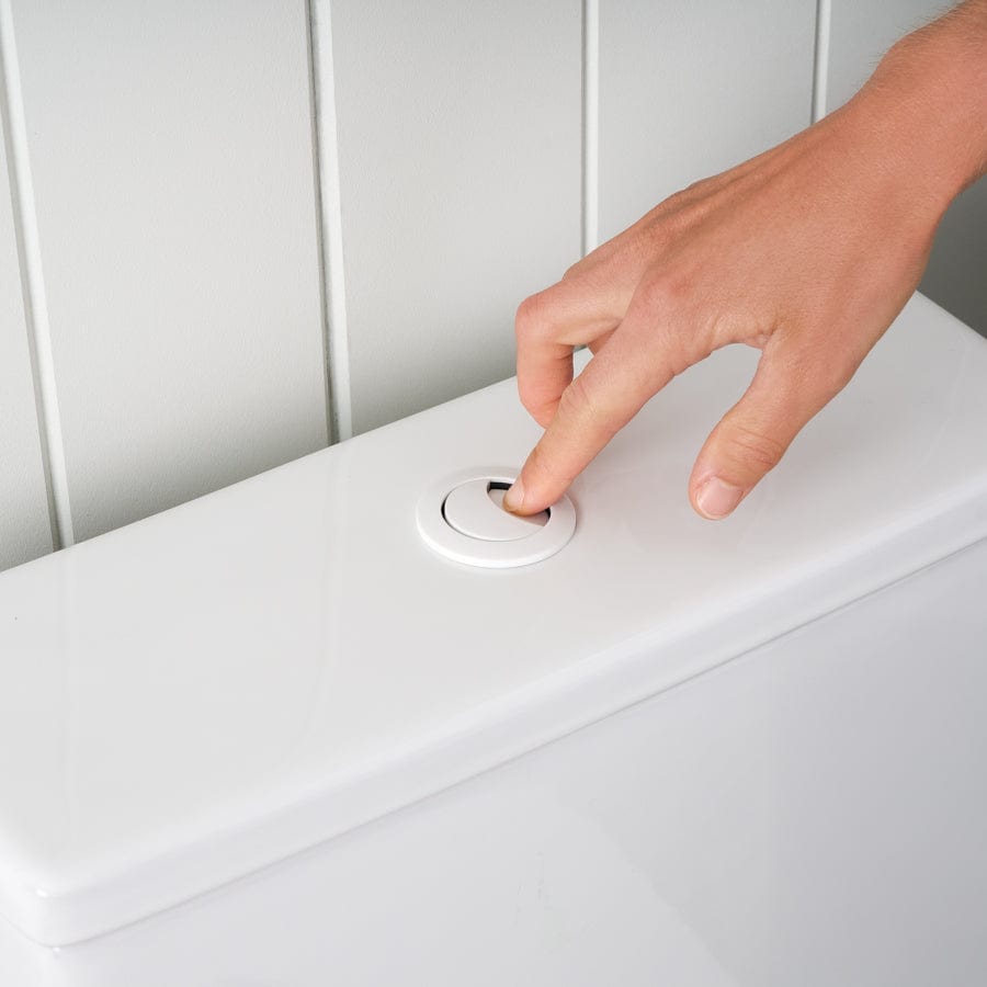 Angled Back-to-Wall Toilet Suite - Space-Saving Modern Bathroom Solution for Small Bathrooms & Powder Rooms