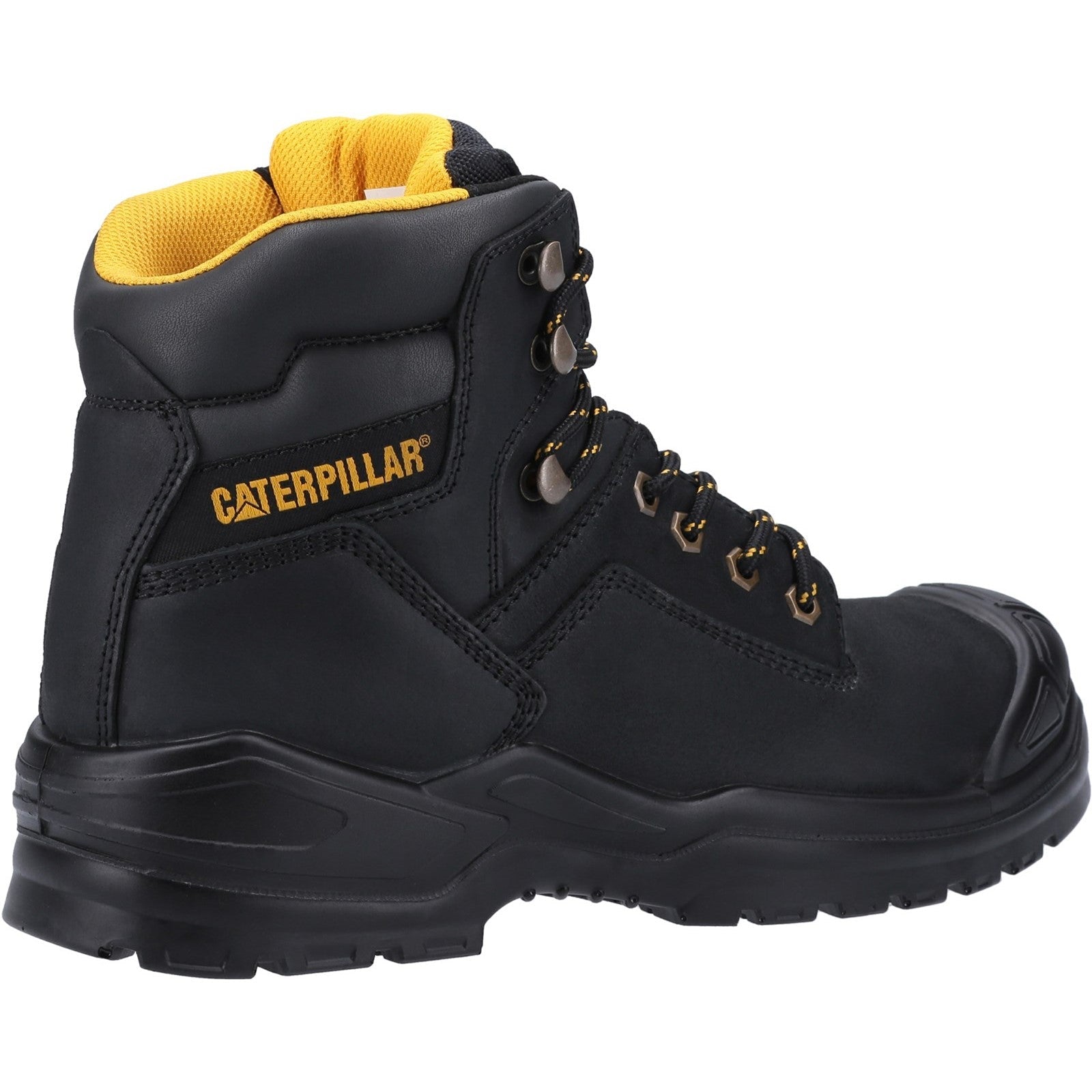 Caterpillar Striver Mid S3 Safety Boots - Steel Toe Work Boots for Men, Waterproof & Slip Resistant - Ideal for Construction, Warehouse & Industrial Work