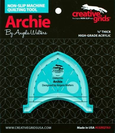 Creative Grids Machine Quilting Tools Set - 4 Pack (Squiggy, Archie, Shorty, Slim) for Quilting, Sewing & Fabric Projects | Perfect for DIY Crafters & Professional Quilters