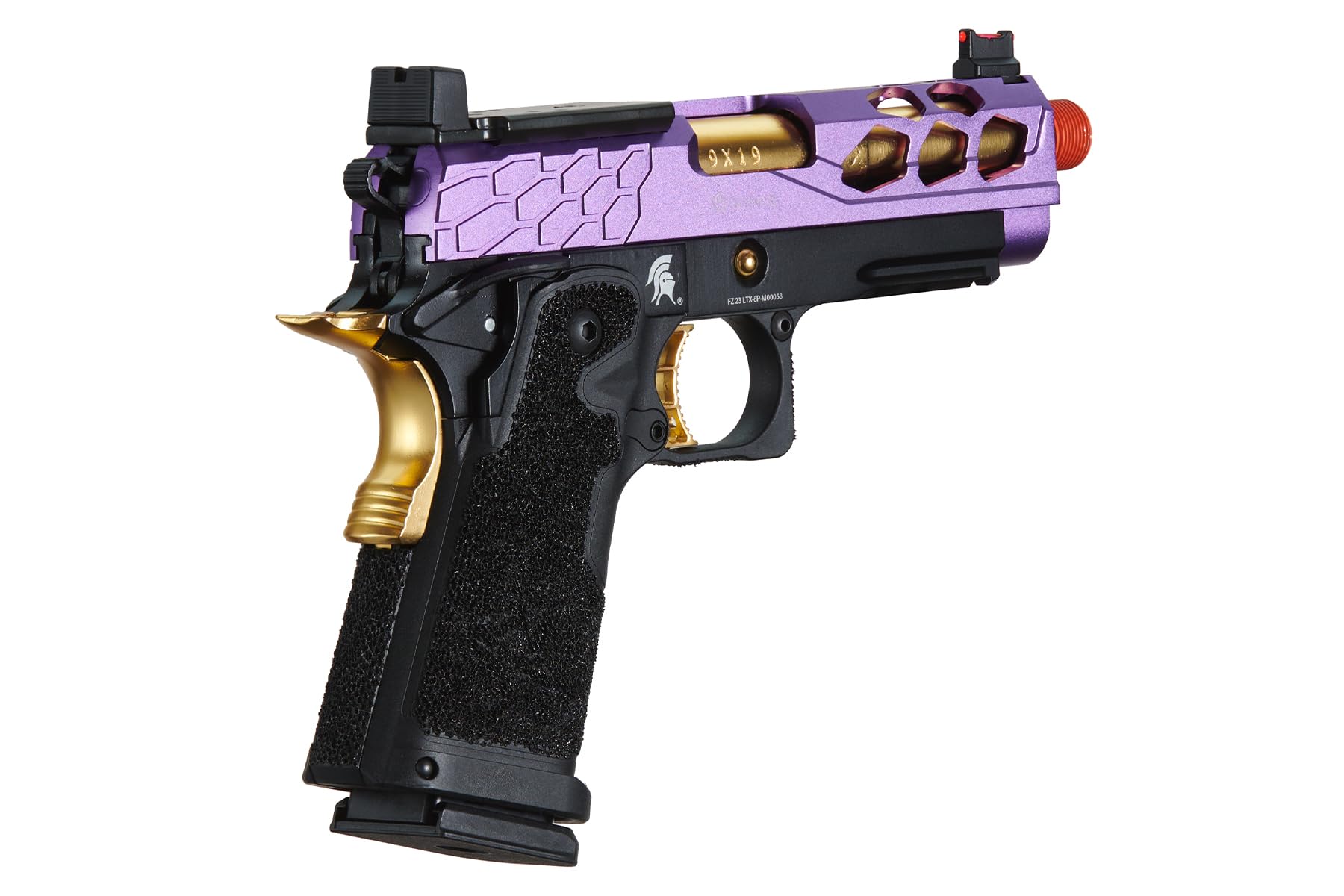 Lancer Tactical Airsoft Pistol STRYK Hi-Capa 5.1/4.3 Full Metal Gas Blowback GBB - 330 FPS - Realistic Training & Competitive Airsoft Matches