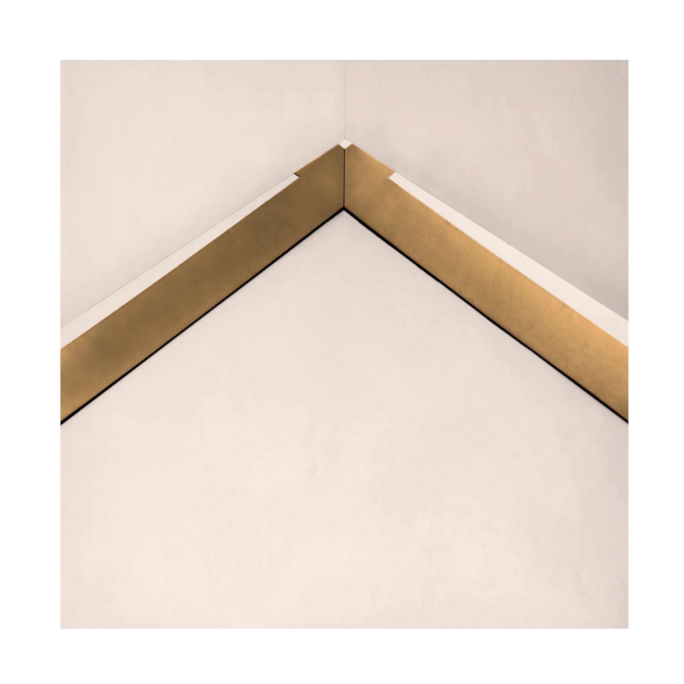 Trademark Fine Art 'Gold Connection' Canvas Art by Gilbert Claes - Modern Abstract Wall Decor for Living Room, Bedroom & Office