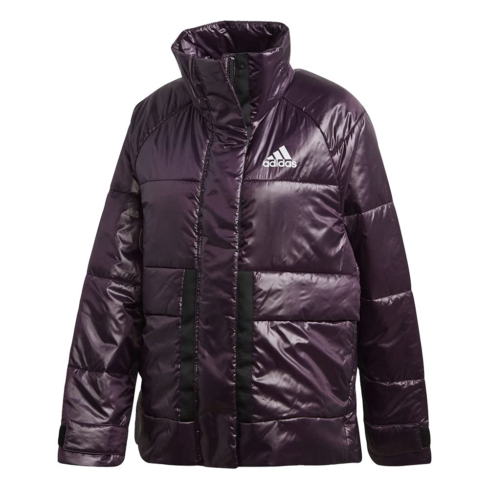 adidas Women's Glam On Jacket - Lightweight Running Jacket with Hood - Windproof & Water-Resistant - Perfect for Jogging, Gym & Outdoor Activities