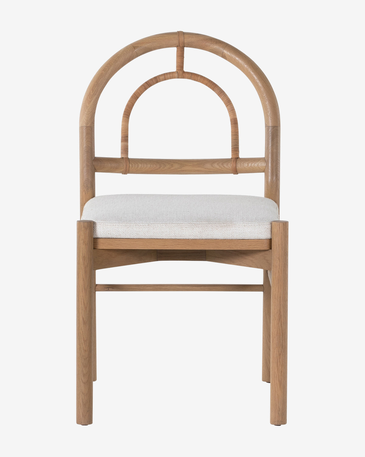 Vasco Dining Chair - Modern Wooden Dining Room Chair with Upholstered Seat - Perfect for Kitchen, Dining Room, and Home Office Use