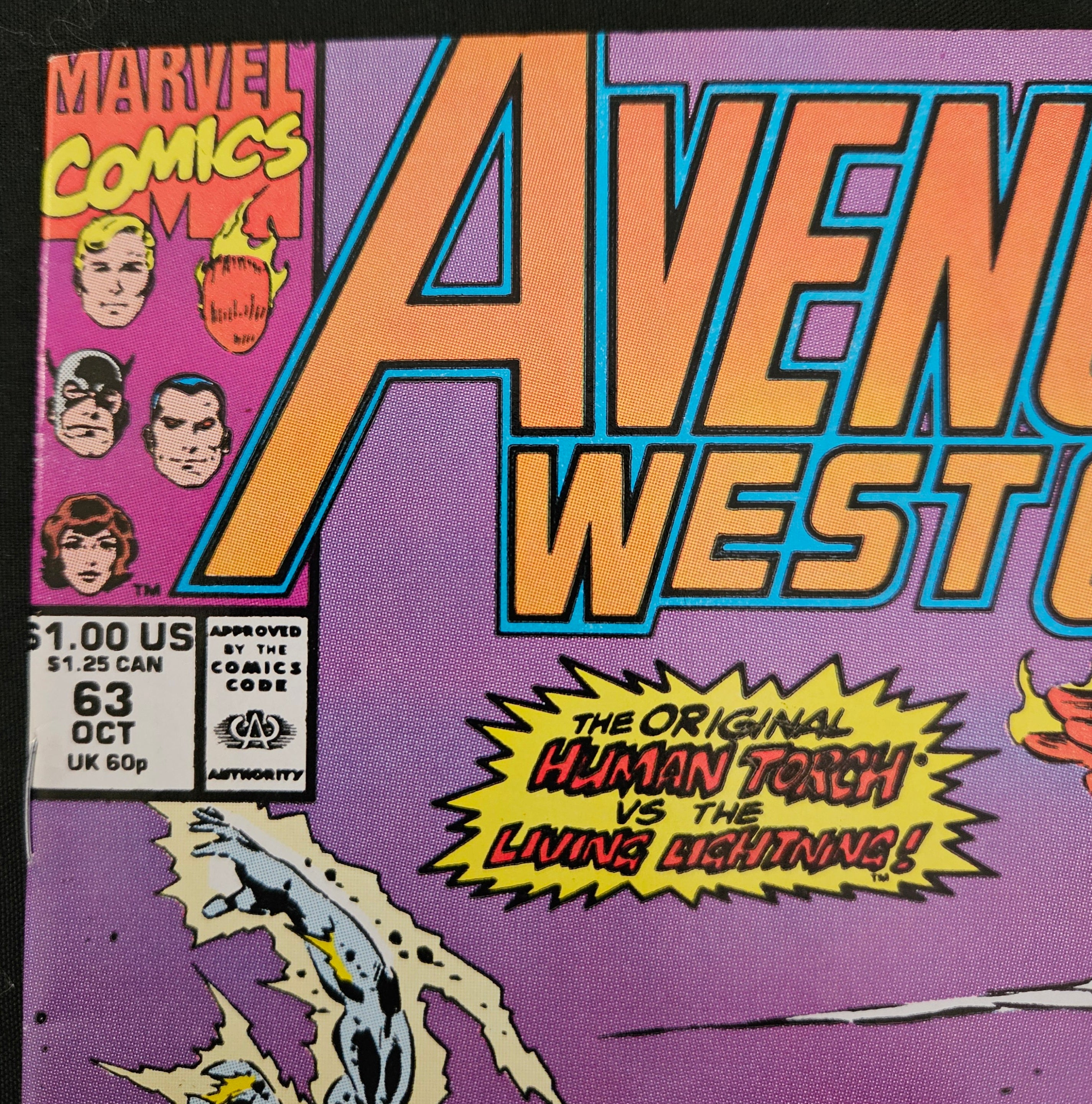 Marvel Comic Book - West Coast Avengers #63 (Feb 1991) 