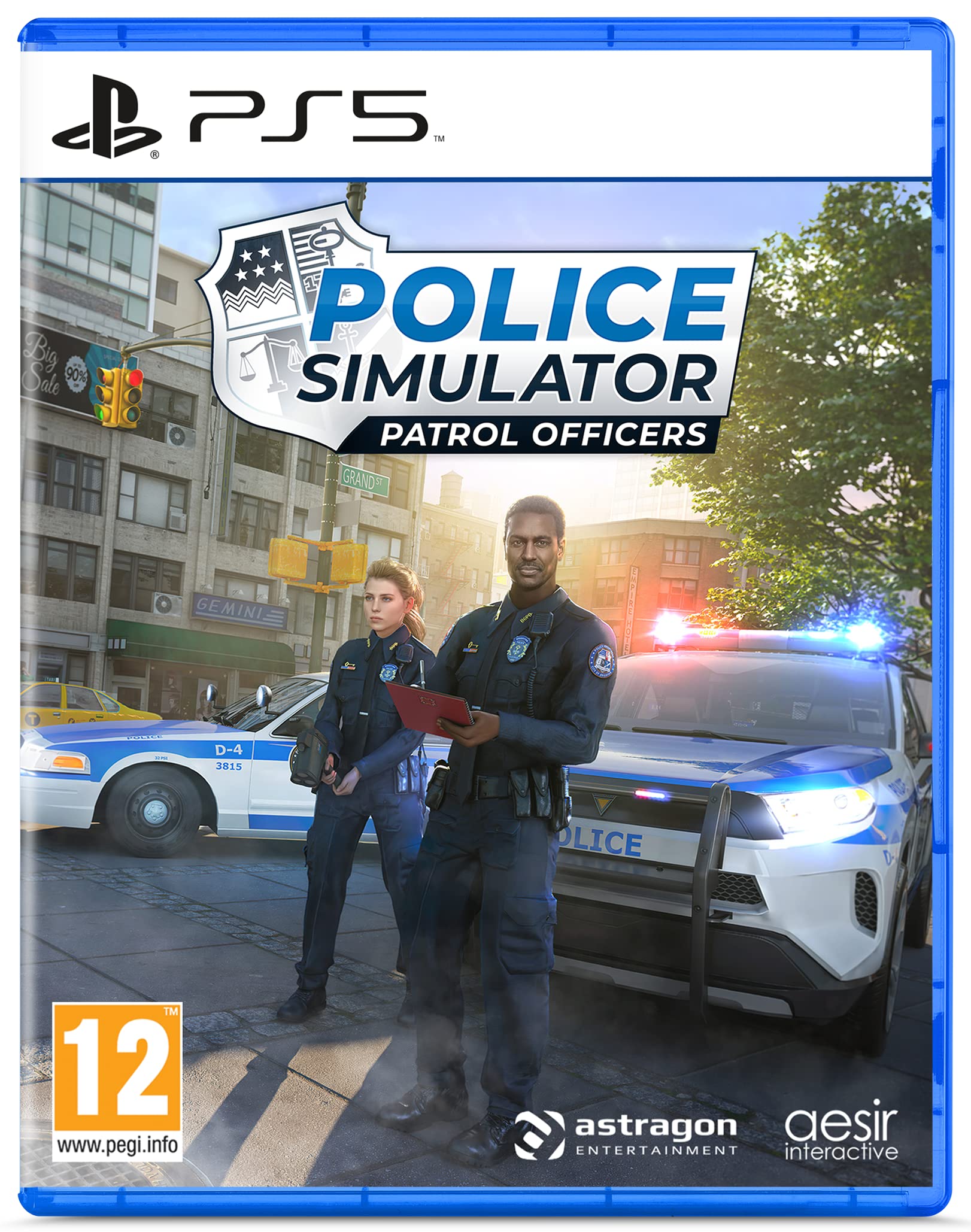 Astragon Police Simulator: Patrol Officers - Realistic Law Enforcement Game for PS5 | Experience Police Duties, Traffic Control & Crime Scenes | Perfect for Simulation & Action Game Fans