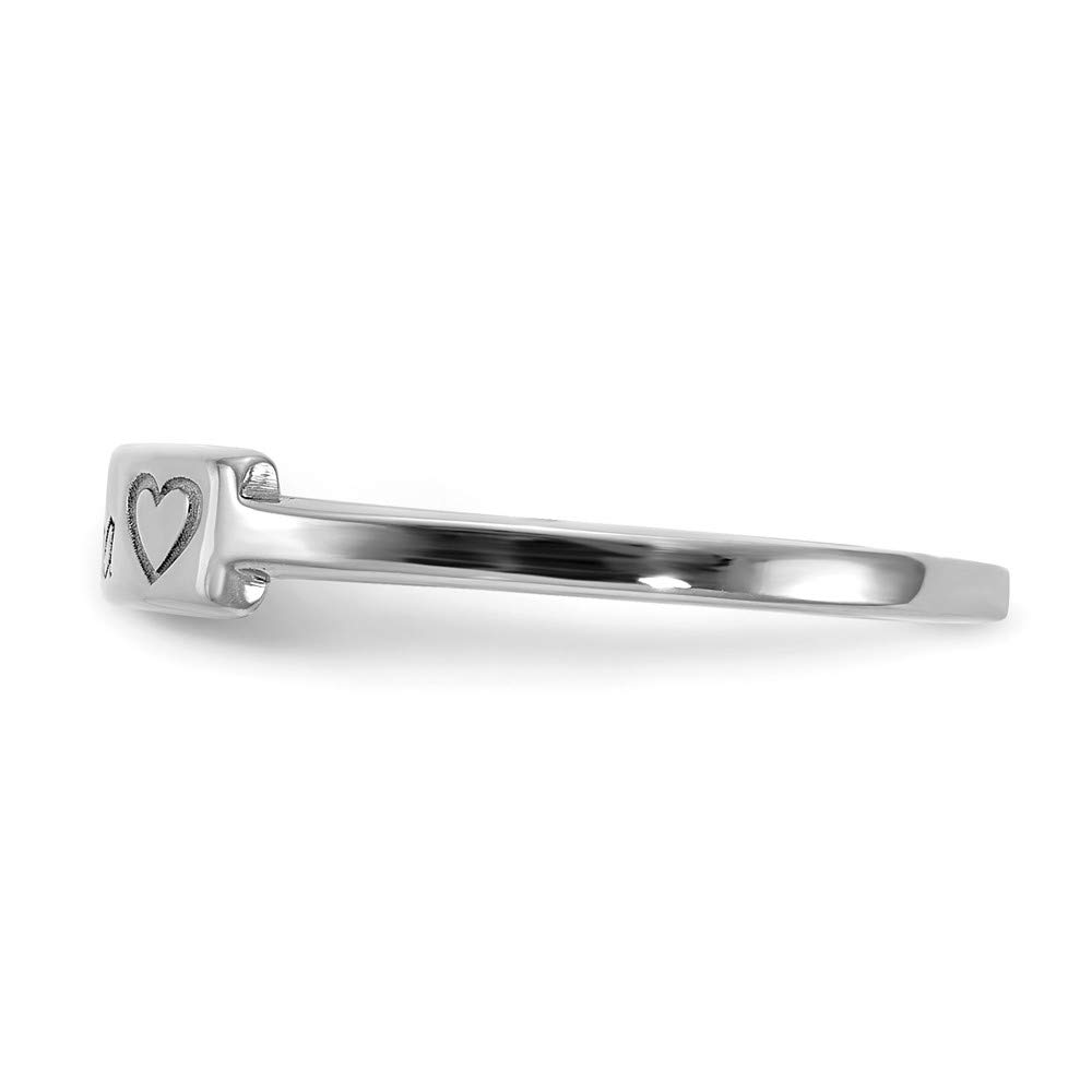 925 Sterling Silver Name Bar Ring Band - Personalized Custom Engraved Jewelry for Women & Men - Perfect for Anniversaries, Weddings, and Gifts