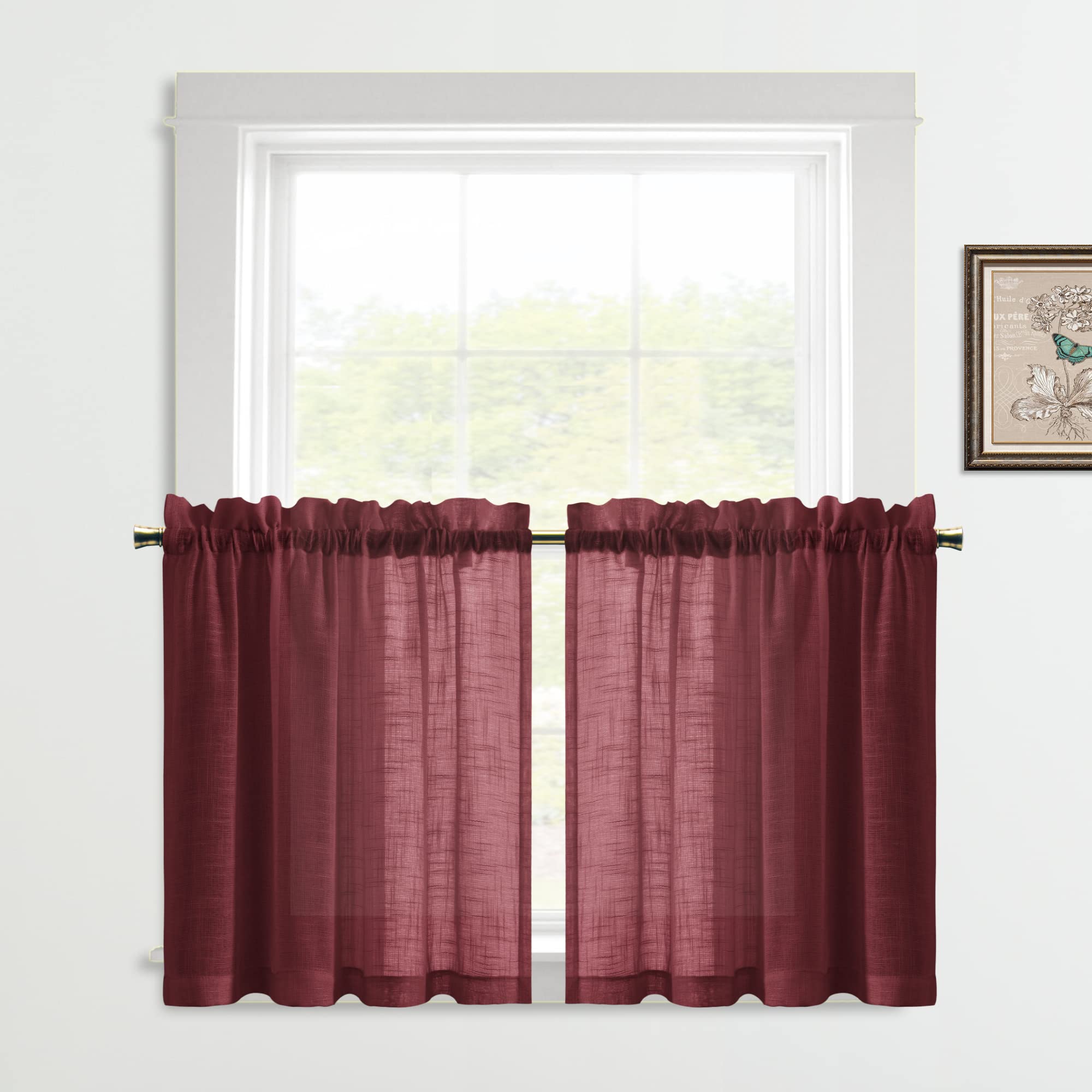 Vanlero Half Window Curtains - 36