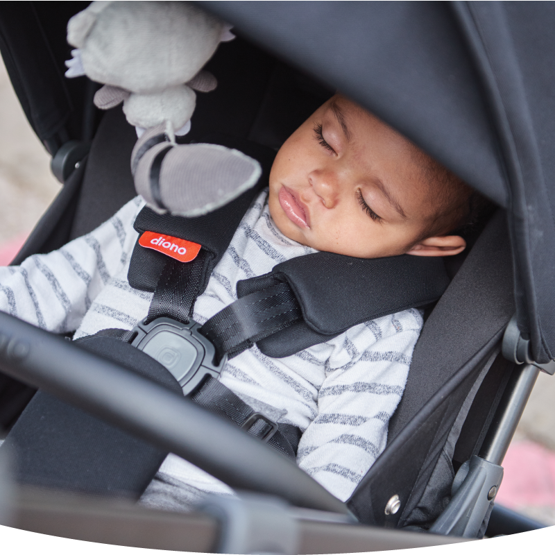 Diono Luxe Excurze Mid Size Stroller - Lightweight Compact Travel Stroller for Toddlers & Infants | Perfect for Air Travel, Shopping & Daily Walks