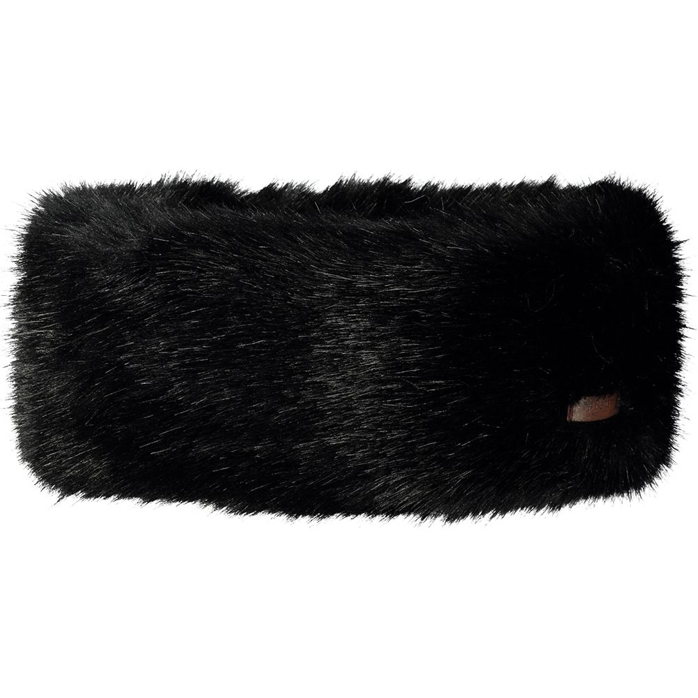 Barts Fur Headband for Women - Soft & Warm Black Winter Headband - Perfect for Cold Weather, Outdoor Activities & Fashion Accessory