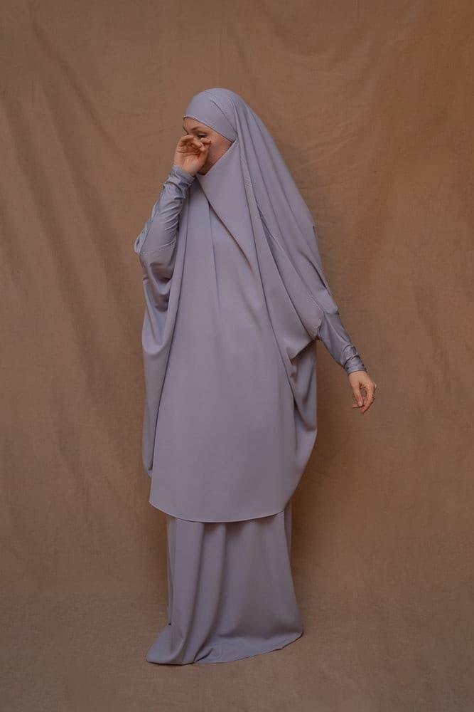 Moira Prayer Umrah Gown with Niqab - Islamic Modest Dress for Women | Perfect for Hajj, Umrah, and Daily Prayers