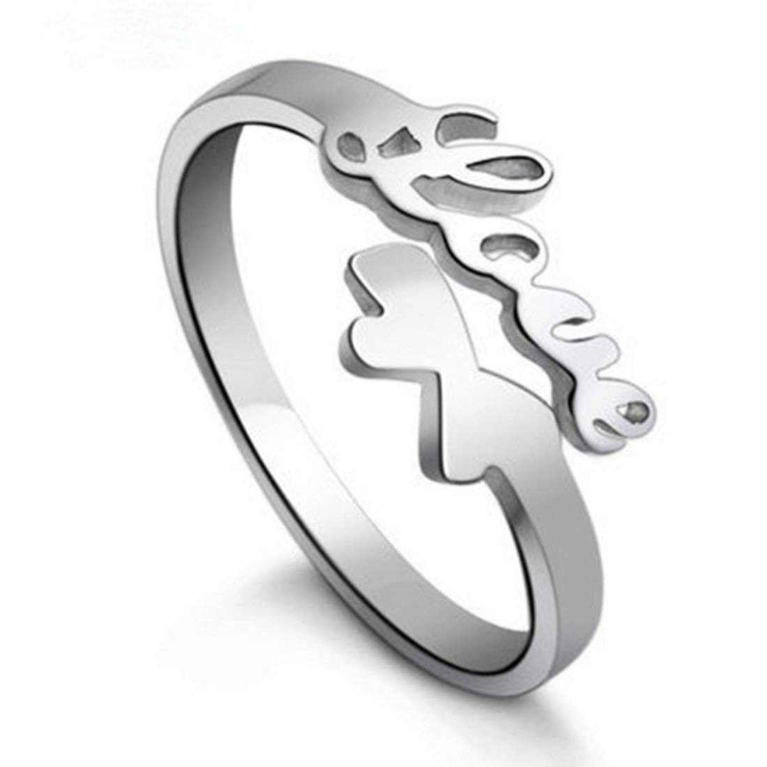 I Love You 3000 Adjustable 925 Sterling Silver Knuckle & Toe Rings - Fashion Jewelry Charms for Teens, Women, Men - Perfect Birthday Gift & Bridesmaid Present - Great for Everyday Wear, Parties & Special Occasions
