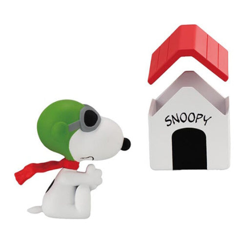 Bandai 2 Inch Peanuts Snoopy Mini Figure Capsule Vignette - Collectible Toy for Desk Decor, Gift, or Anime Fans