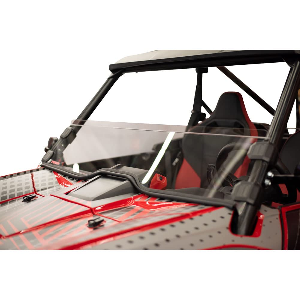 Tusk Removable Half Windshield Clear for Honda Talon 1000X (2019-2021) - Durable ATV Wind Protection for Off-Road Adventures & Trail Riding