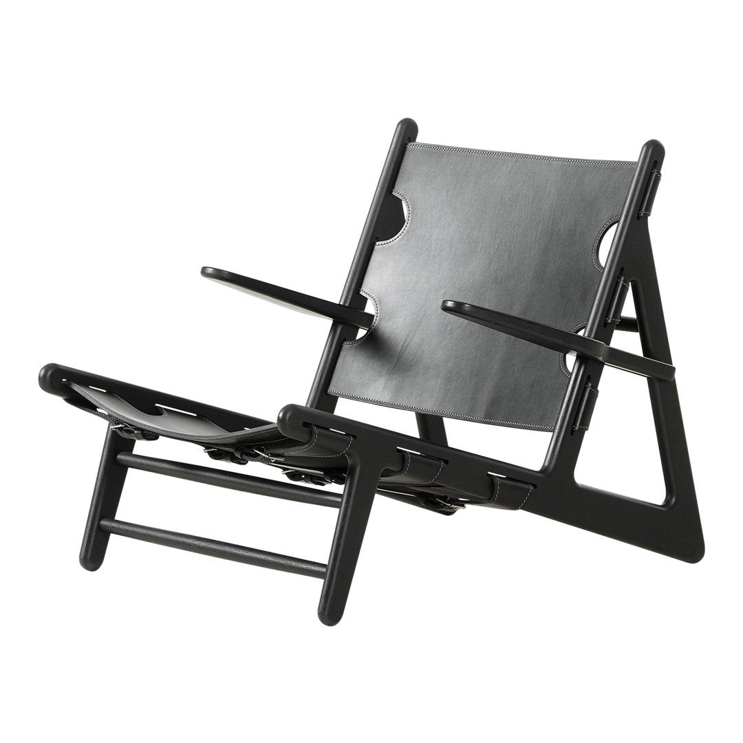 Borge Mogensen Hunting Chair - Classic Danish Mid-Century Modern Lounge Chair for Living Room, Study & Outdoor Use