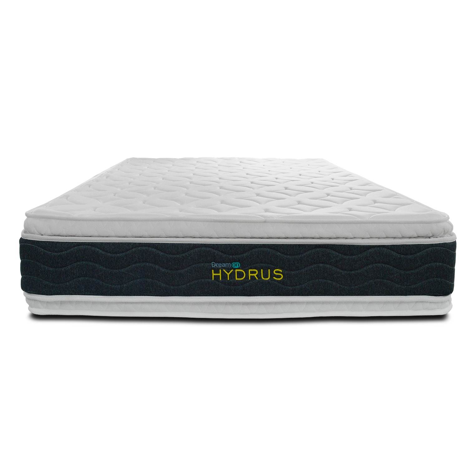 DreamOn Hydrus Grey Single Bed Frame and Mattress Combo with Pillow - 100cm Rectangular for Small Bedrooms, Guest Rooms & Kids' Rooms