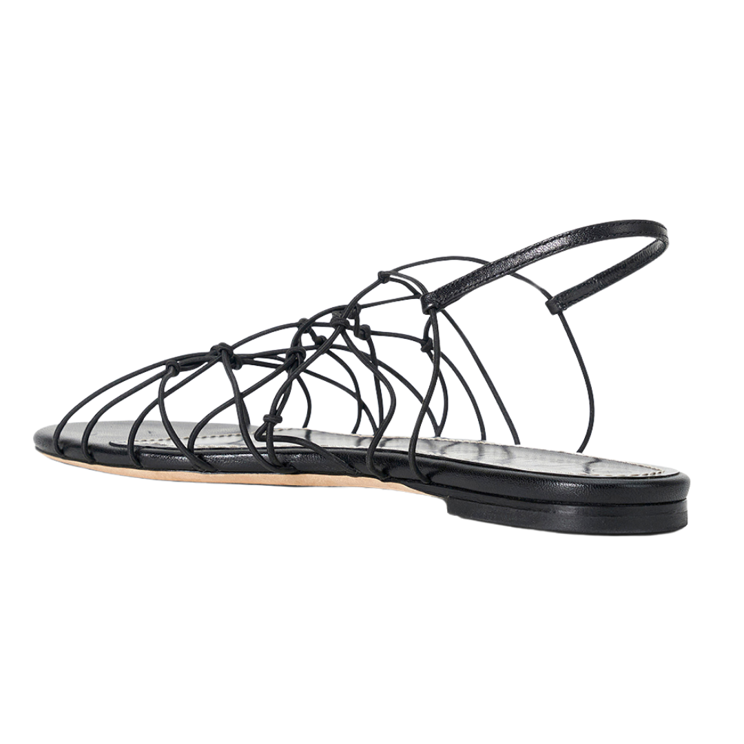 Gio Knot Sandals for Women - Comfortable Boho Braided Leather Flat Sandals - Perfect for Beach, Vacation & Summer Outfits