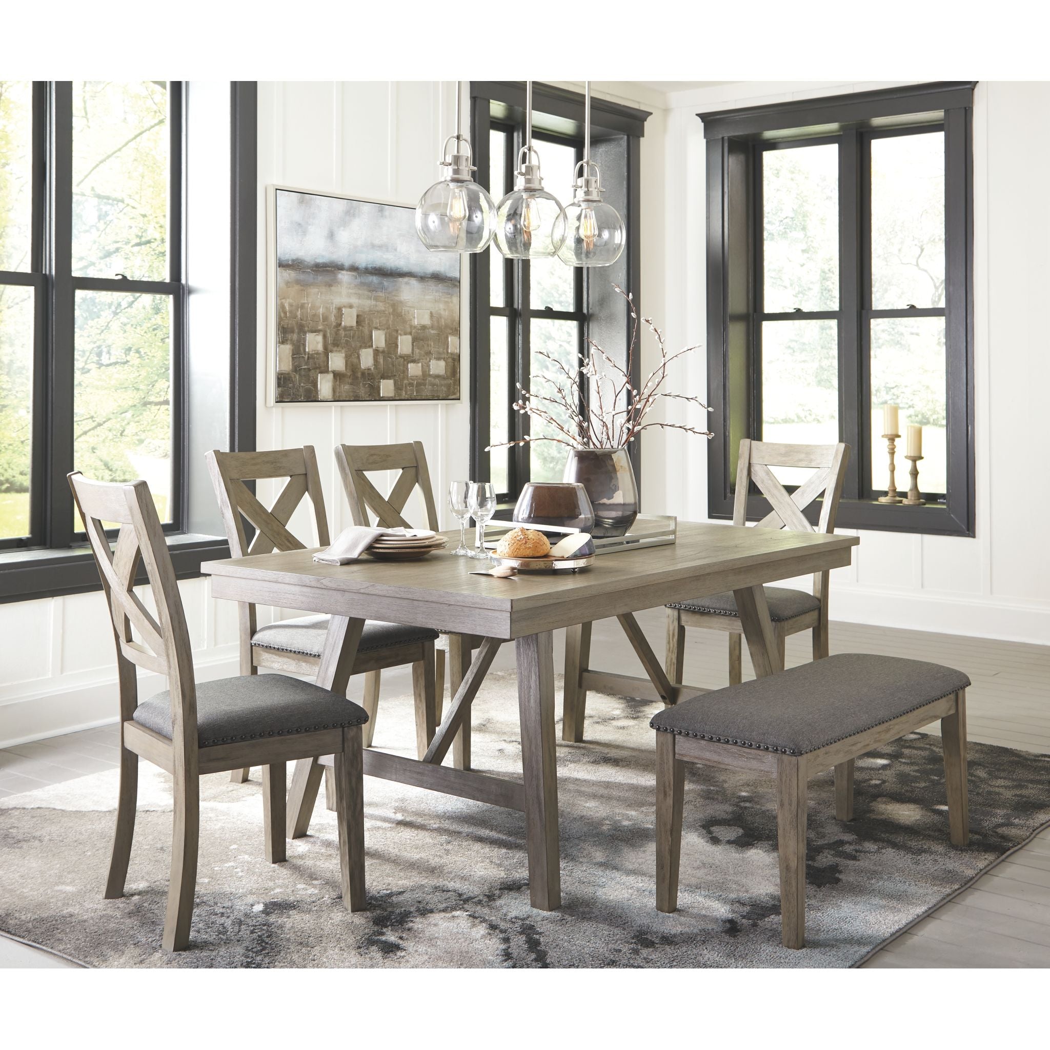 Aldwin Modern Side Chair in Gray - Sturdy Dining Room & Office Chair for Home & Workspace (D617 01) - Perfect for Small Spaces, Kitchen Nooks & Conference Rooms