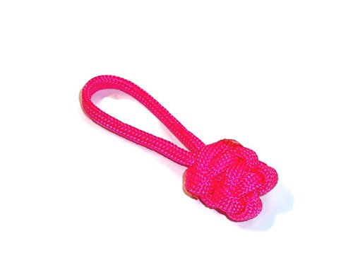 RedVex Zipper Pulls & Paracord Lanyards - Pink 2.5 inch (3 Pack) for Outdoor Gear & Knives