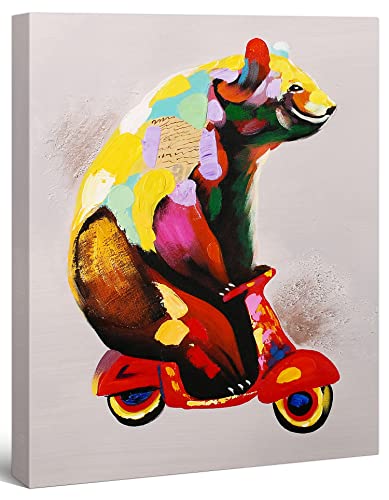 Bear on Motorcycle