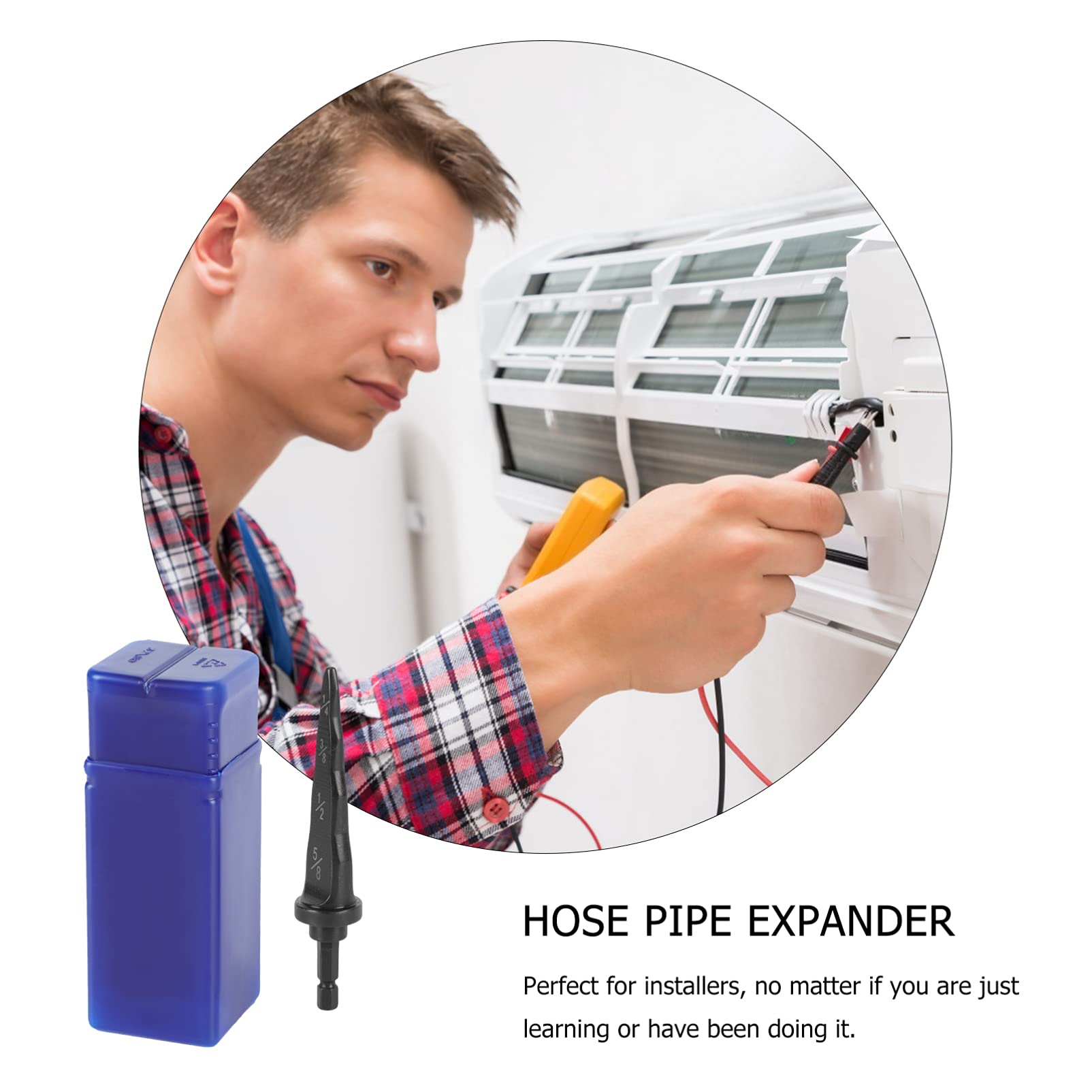Professional HVAC Metal Swaging & Flaring Tool Kit for Air Conditioner Pipe Expansion - Perfect for AC Repair, Refrigeration & Plumbing Installations