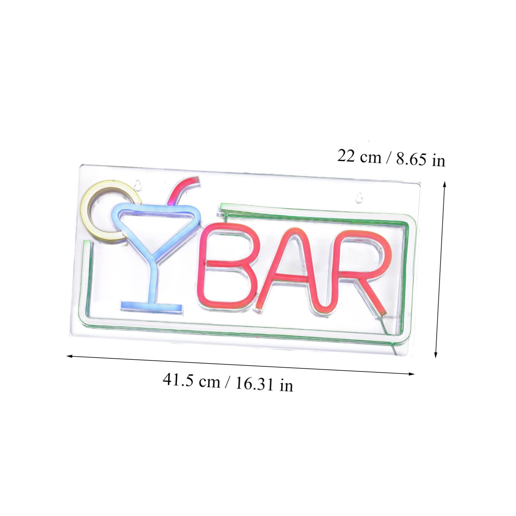 Alipis Acrylic LED Night Sign Light - Customizable Open Decoration for Clubs, Bars & Home Parties | Dimmable Atmosphere Lighting for Wall & Tabletop
