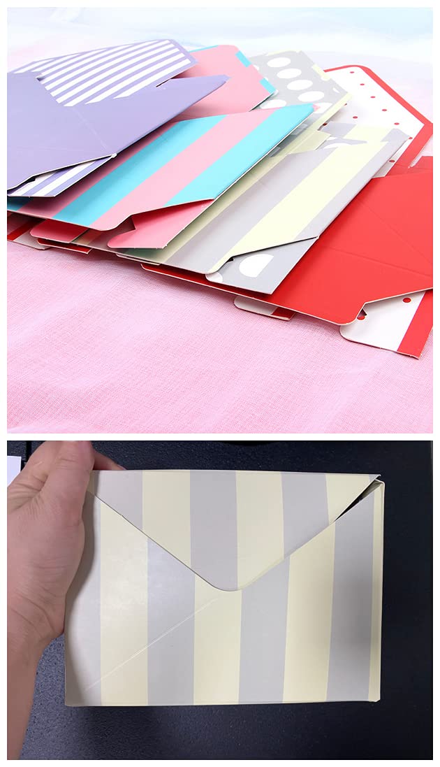 Rikyo 5-Piece Flower Envelope Storage Box Set - Waterproof Folding Paper Gift Box for Wedding Bouquets, Engagement, Valentine's Day, Birthday & Graduation Decor - Perfect for Floral Arrangements, Party Favors & Gift Wrapping (White)