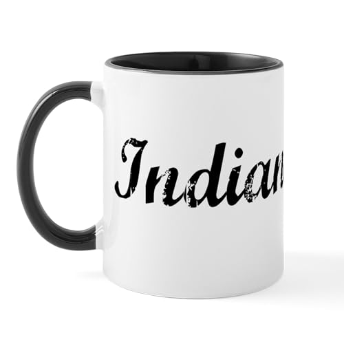 White/Black Inside - Vintage Indianapolis Mug