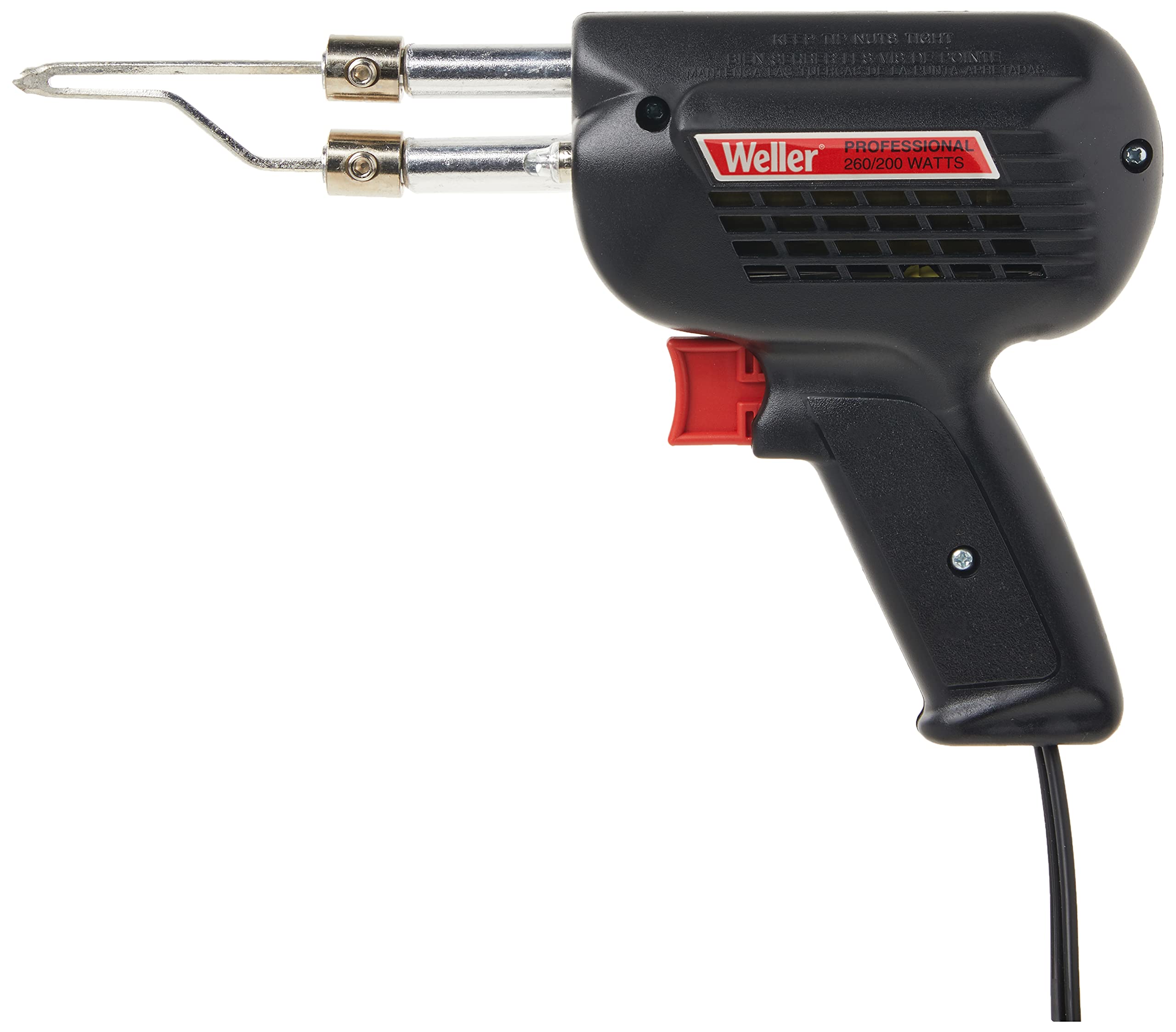 Weller D550 Dual Heat Professional Soldering Gun Kit - 260W & 200W Adjustable Temperature for Electronics Repair, DIY Projects, and Home Improvement