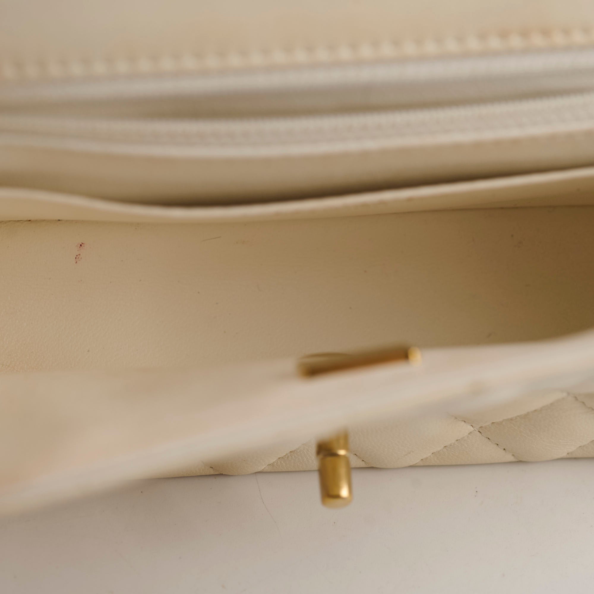 Chanel Mini Rectangular Cream Lambskin Crossbody Bag with Microchip - Luxury Designer Handbag for Women, Perfect for Parties, Dating & Everyday Use
