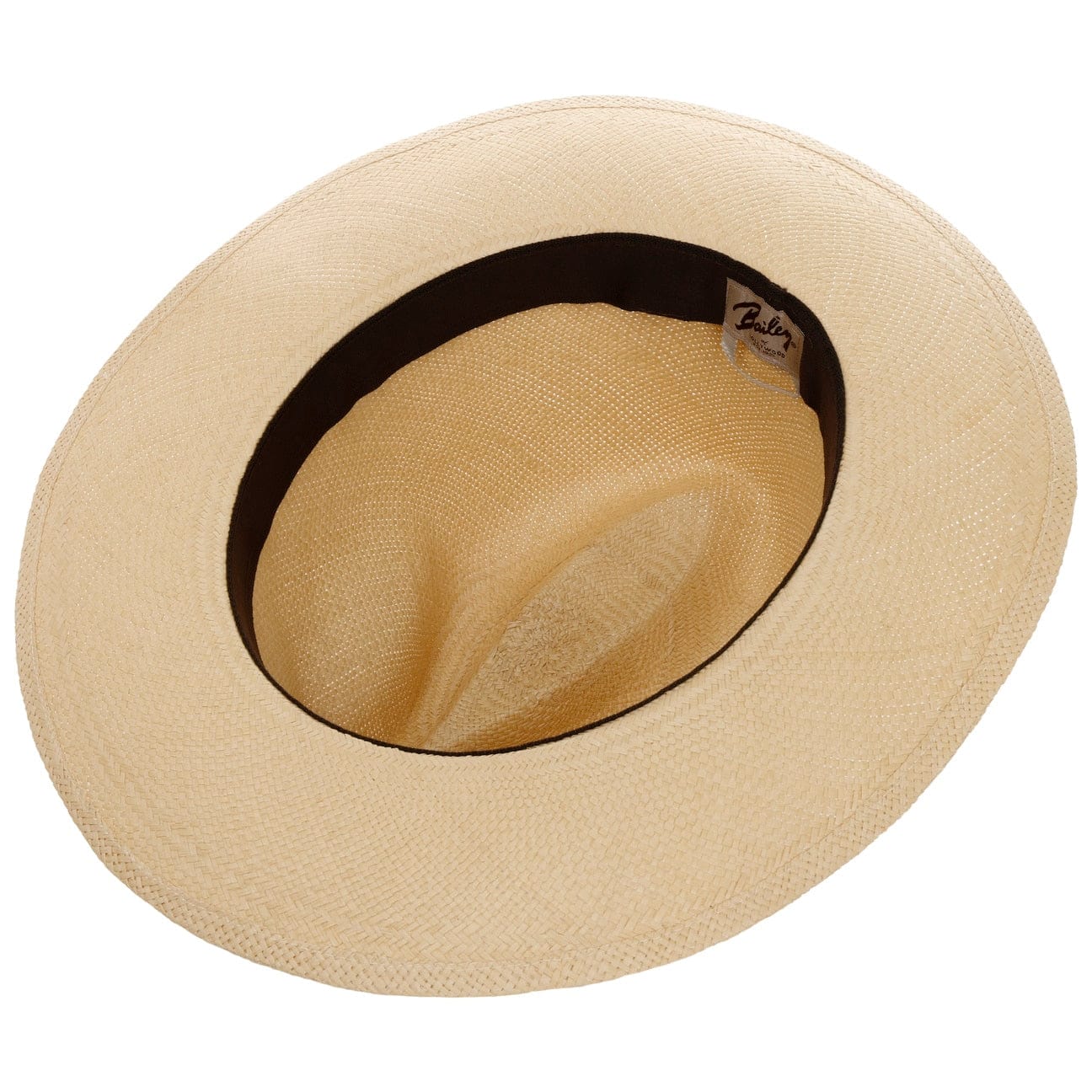 Bailey 1922 Gunnar Panama Hat - Handwoven Straw Fedora for Men & Women | Perfect for Beach Vacations, Summer Outfits & Outdoor Events